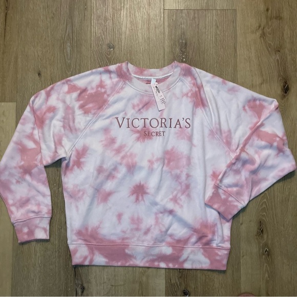 Victoria's Secret Pink Tie-Dye Sweatshirt |Size Large - Picture 2 of 9